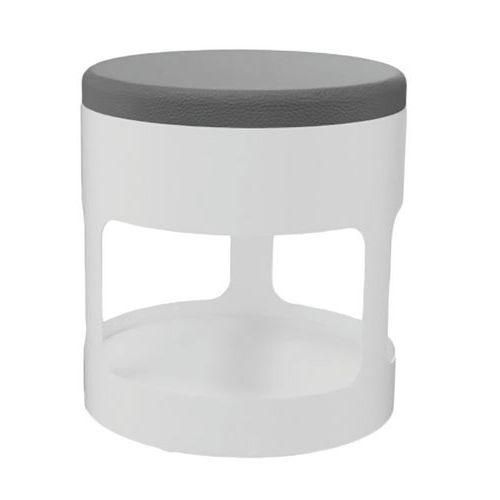 Pouf OROND mobile Blanc assise enduit PVC M1 Souris thumbnail image 1