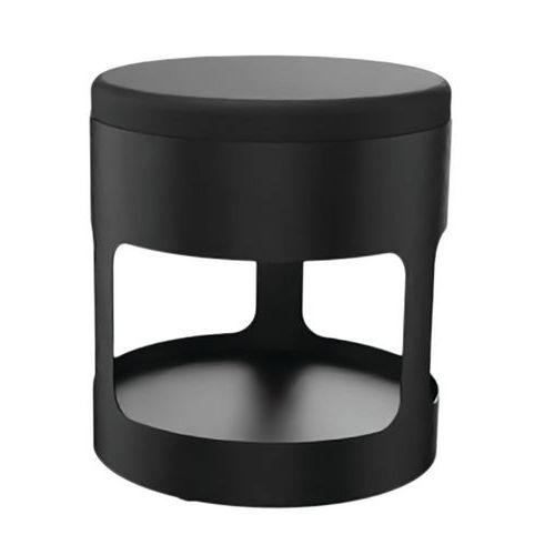 Pouf OROND mobile Noir assise enduit PVC M1 Anthracite thumbnail image 1