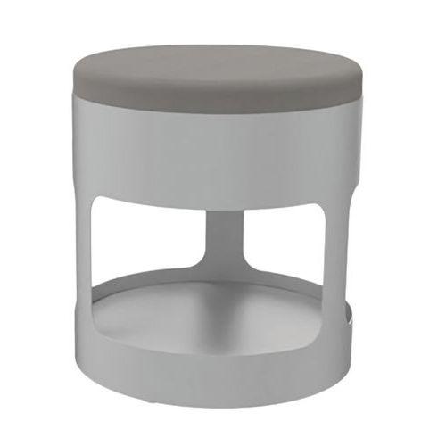 Pouf OROND mobile Gris assise tissu M1 Gris foncé thumbnail image 1