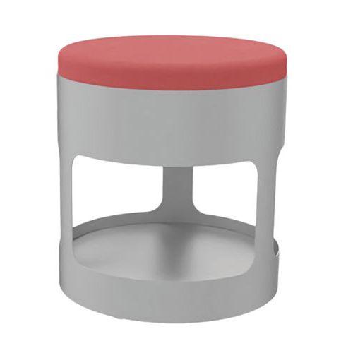 Pouf OROND mobile Gris assise tissu M1 Corail thumbnail image 1