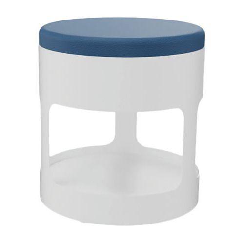 Illustration de : Pouf OROND mobile assise tissu enduit PVC M1