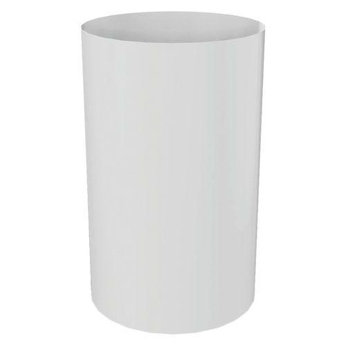 Corbeille à papier Métal 40 L Ø 32 cm Blanc thumbnail image 1