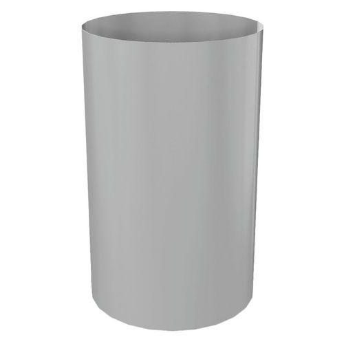 Corbeille à papier Métal 40 L Ø 32 cm Gris thumbnail image 1