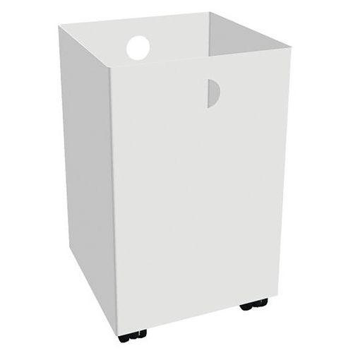 Bac métal pour container de tri 85 litres Blanc thumbnail image 1