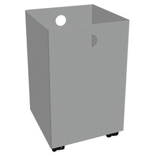Bac métal pour container de tri 85 litres Gris thumbnail image 1