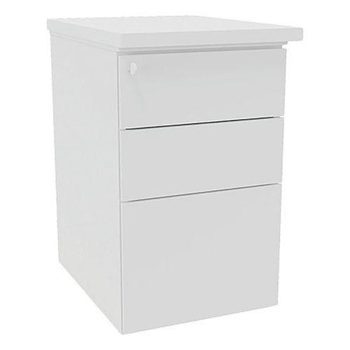 Caisson haut. bureau métal prof. 60 cm blanc/top blanc thumbnail image 1