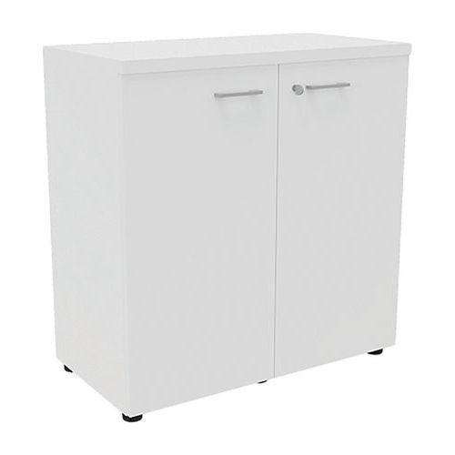 Armoire portes battantes haut. 89 cm blanc/blanc thumbnail image 1