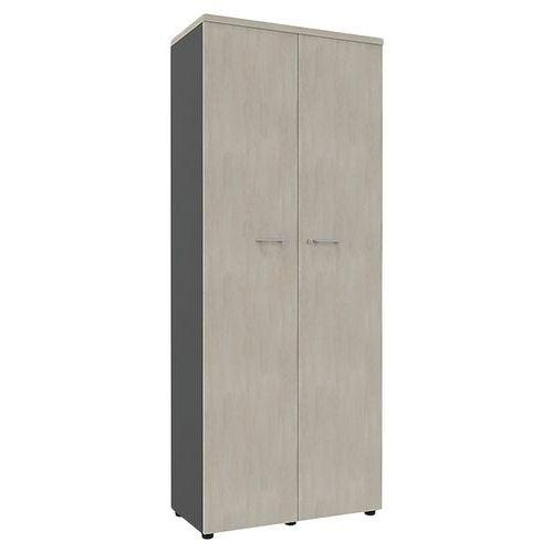 Armoire portes battantes haut. 217 cm anthracite/béton thumbnail image 1