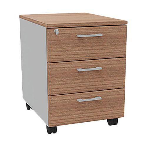 Illustration de : Caisson mobile IDEA bois 3 tiroirs