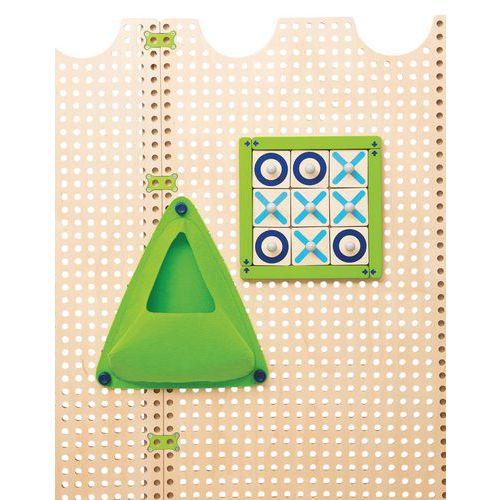 Illustration de : Eléments de jeux pour panneau Plug It morpion et codage -Beleduc