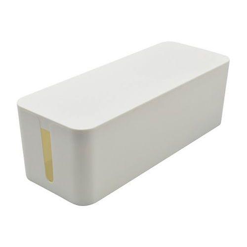 Grande boite cache multiprise blanc pour rangement de câbles thumbnail image 1