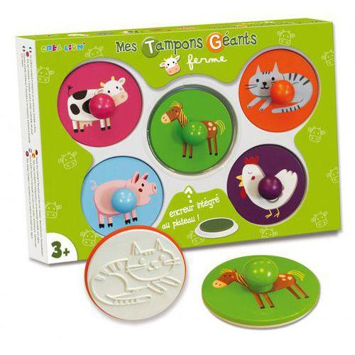Lot 5 tampons géants la ferme thumbnail image 1