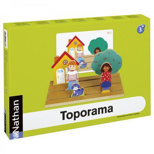 Illustration de : Toporama pour 2 enfants - Nathan