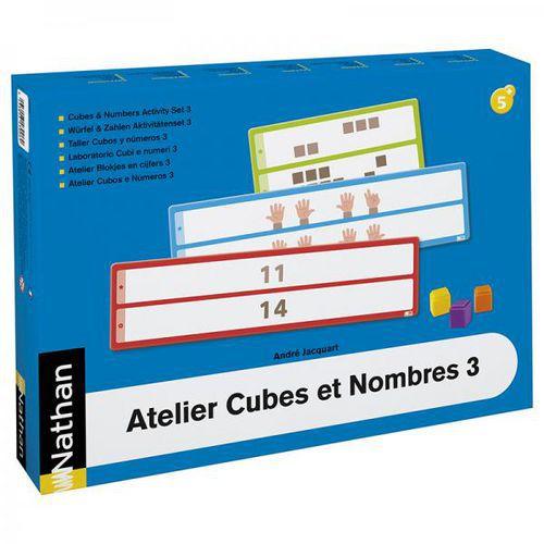 Illustration de : Atelier cubes et nombres 3 pour 6 enfants - Nathan
