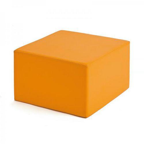 Pouf carré orange thumbnail image 1