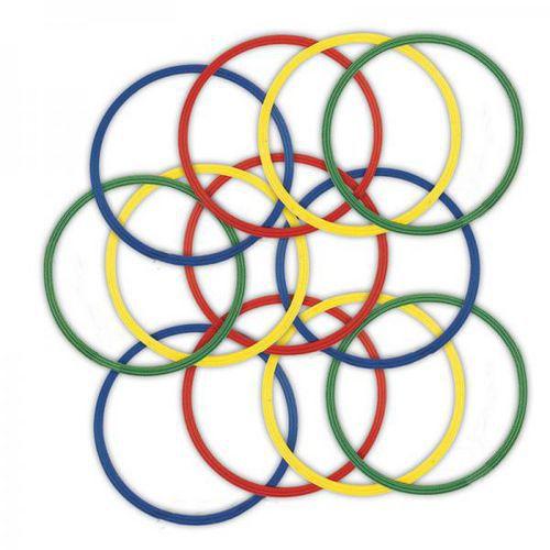 Illustration de : Lot 12 cerceaux plats Ø 35cm - Nathan