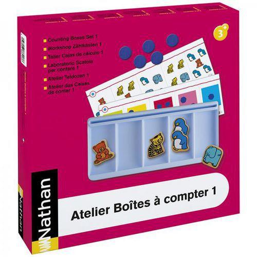 Illustration de : Atelier boîtes à compter 1 pour 4 enfants - Nathan