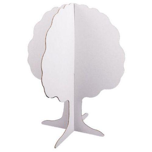 Illustration de : Pommier carton blanc hauteur 24 cm - Cleopatre