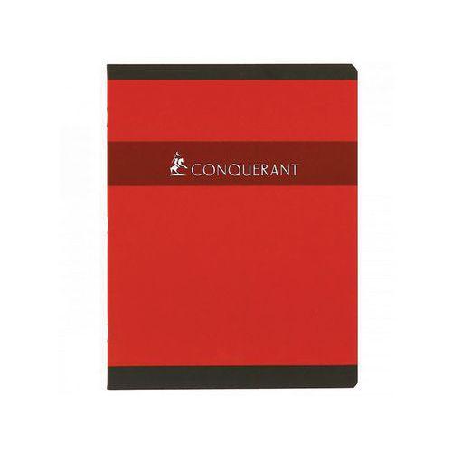 CONQUERANT Cahier de Devoirs 17x22cm Grands Carreaux Seyès 48 Pages Agrafées Couverture Carte Coloris Assortis thumbnail image 1