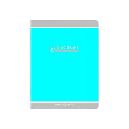 CONQUERANT Cahier Classique 17x22cm Grands Carreaux Seyès 48 Pages Agrafées Couverture Carte Recyclée Coloris thumbnail image 1
