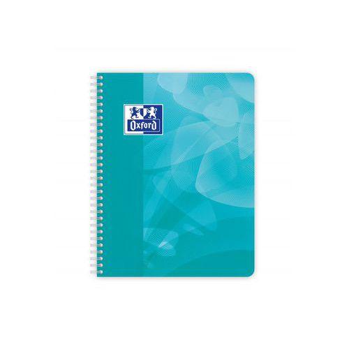 OXFORD Cahier Lagoon 17x22cm Petits Carreaux 5mm 160 Pages Reliure Intégrale Couverture Polypro Coloris Assort thumbnail image 1