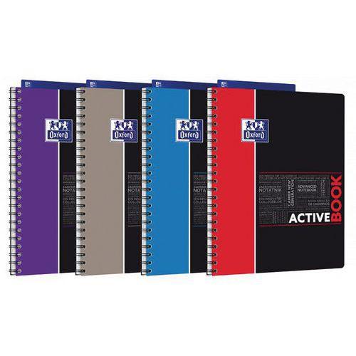 OXFORD Cahier Etudiants Activebook A4+ Petits Carreaux 5mm 160 Pages Reliure Intégrale Couverture Polypro Colo thumbnail image 1