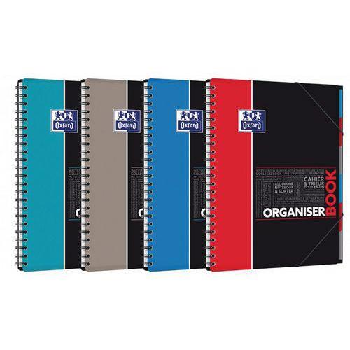 OXFORD Cahier Etudiants Organiserbook A4+ Petits Carreaux 5mm 160 Pages Reliure Intégrale Couverture Polypro C thumbnail image 1