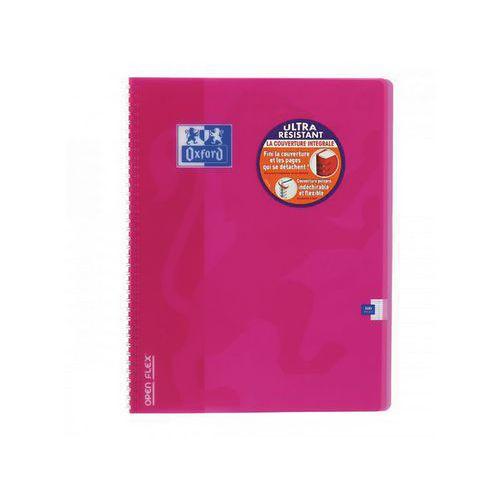 OXFORD Cahier OpenFlex 24x32cm Grands Carreaux Seyès 100 Pages Reliure Intégrale Couverture Polypro Coloris As thumbnail image 1