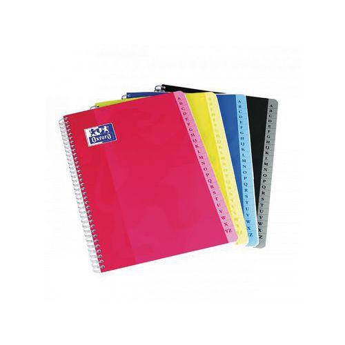 OXFORD Répertoire Color Life A4 Petits Carreaux 5mm 180 Pages Reliure Intégrale Couverture Carte Coloris Assor thumbnail image 1