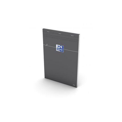 OXFORD Bloc-Notes Orange A4 Petits Carreaux 5mm 80 Feuilles Agrafées Couverture Carte Enduite Gris thumbnail image 1