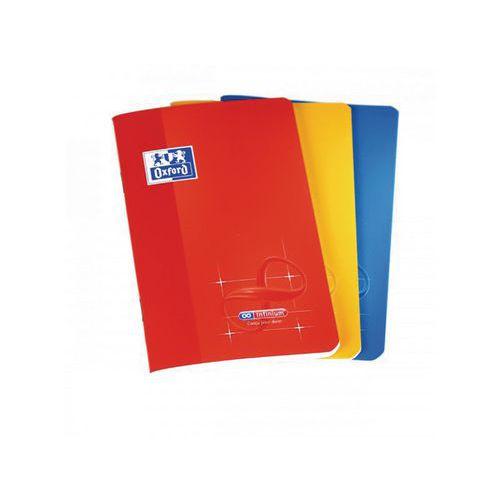 OXFORD Carnet Infinium 9x14cm Petits Carreaux 5mm 96 Pages Agrafées Couverture Synthétique Coloris Assortis thumbnail image 1