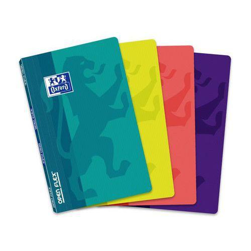 Carnet 96 pages 9x14cm 5x5 coloris assortis openflex - Oxford fullname image