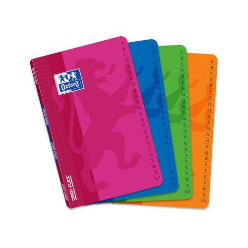 OXFORD Répertoire OpenFlex 11x17cm Petits Carreaux 5mm 96 Pages Agrafées Couverture Polypro Coloris Assortis thumbnail image 1