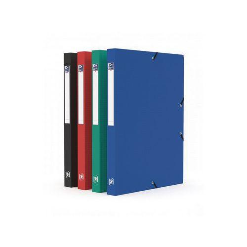 OXFORD Boîte Capacité Standard Memphis 24x32cm Dos 25mm avec Elastique Couverture Polypro Coloris Assortis thumbnail image 1