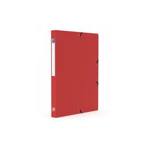 OXFORD Boîte Capacité Standard Memphis 24x32cm Dos 25mm avec Elastique Couverture Polypro Rouge thumbnail image 1