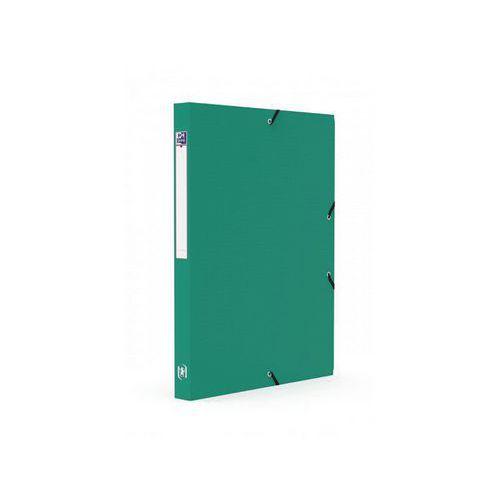 Boîte Capacité Standard Memphis 24x32cm Dos 25mm avec Elastique Couverture Polypro Vert thumbnail image 1