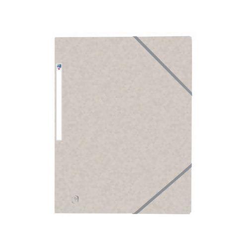OXFORD Chemise 3 Rabats Top File + A4 avec Elastique Couverture Carte Beige thumbnail image 1