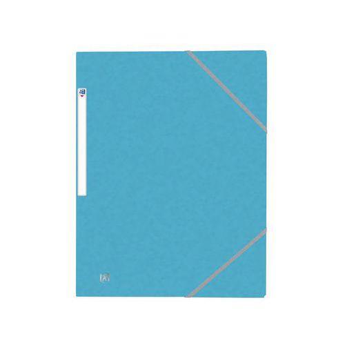 OXFORD Chemise 3 Rabats Top File + A4 avec Elastique Couverture Carte Bleu Clair thumbnail image 1