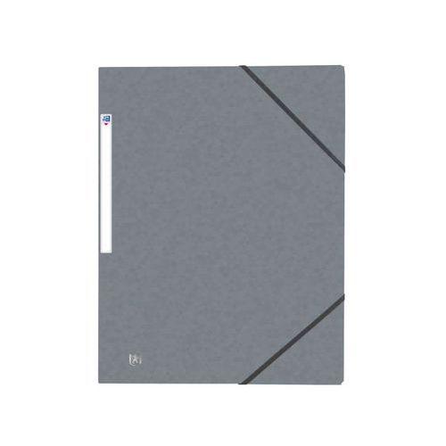 OXFORD Chemise 3 Rabats Top File + A4 avec Elastique Couverture Carte Gris thumbnail image 1
