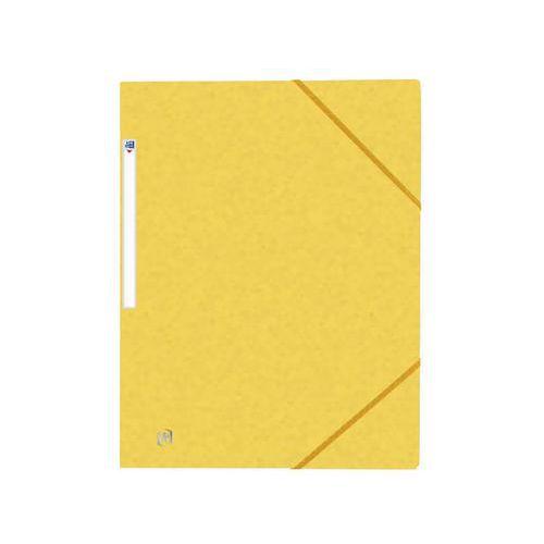 OXFORD Chemise 3 Rabats Top File + A4 avec Elastique Couverture Carte Jaune thumbnail image 1