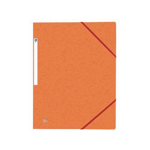 OXFORD Chemise 3 Rabats Top File + A4 avec Elastique Couverture Carte Orange thumbnail image 1