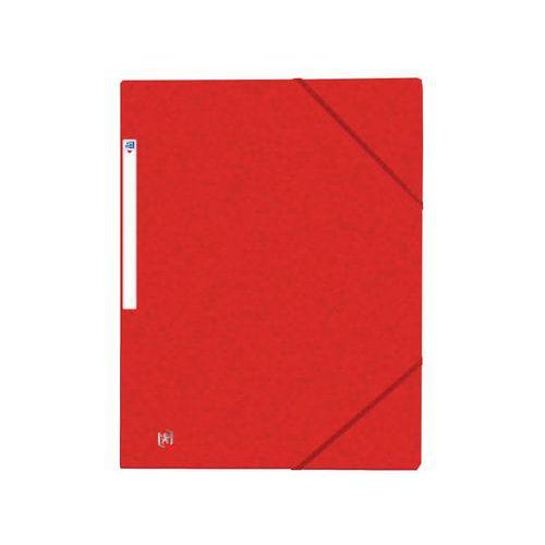 OXFORD Chemise 3 Rabats Top File + A4 avec Elastique Couverture Carte Rouge thumbnail image 1