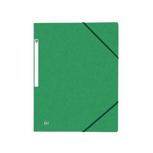 OXFORD Chemise 3 Rabats Top File + A4 avec Elastique Couverture Carte Vert thumbnail image 1