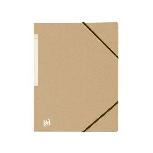 OXFORD Chemise 3 Rabats Touareg A4 avec Elastique Couverture Carte Recyclée Beige Naturel thumbnail image 1