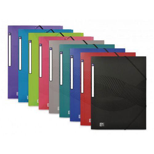 Chemise 3 Rabats Osmose A4 avec Elastique Couverture Polypro Coloris Assortis thumbnail image 1