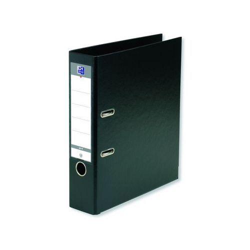 OXFORD Classeur à Levier Smart Pro+ A4XL Dos 80mm 2 Anneaux en D Couverture Polypro Rembordée Noir thumbnail image 1