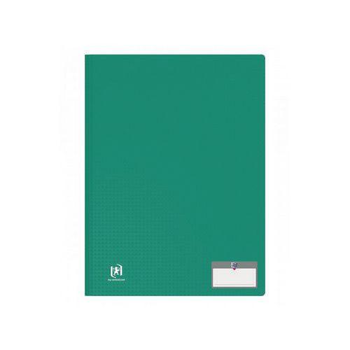 OXFORD Protège-Documents Memphis A4 80 vues / 40 pochettes Couverture Polypro Vert thumbnail image 1