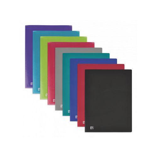 Illustration de : Protège-documents 60 pochettes A4 couleurs assorties osmose - Oxford