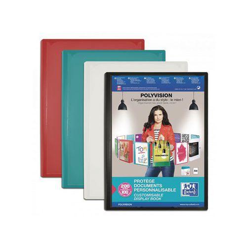 Illustration de : Protège-documents 100 pochettes A4 opaque couleurs assorties - Oxford