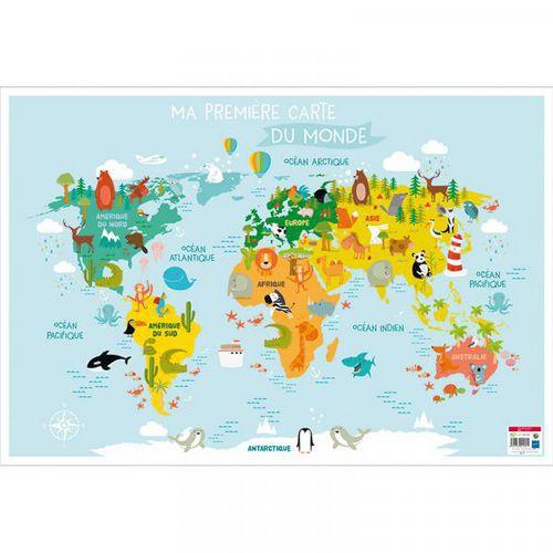 Illustration de : Poster ma première carte du monde 52 x 76 cm